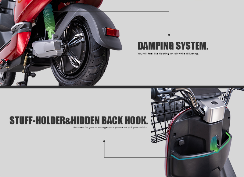 Due to the 250Nm torque super dual-engine power, Robo-S delivery can easily handle any road surface.