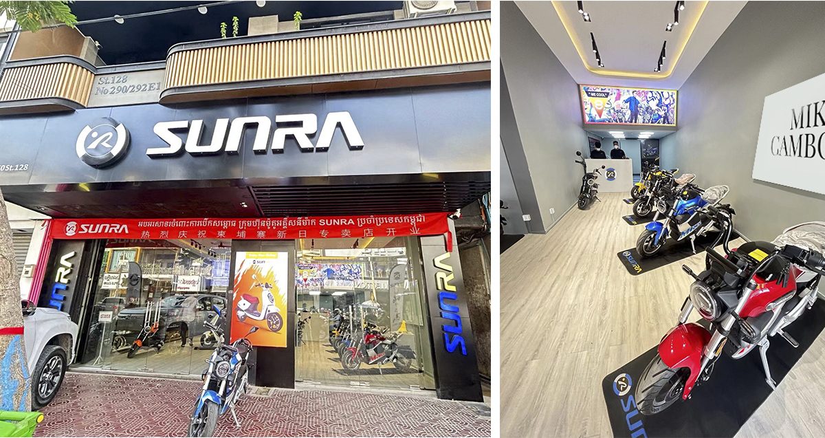 SUNRA opened a flagship store in Cambodia with new upgrade